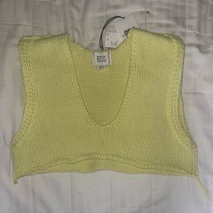 Urban Outfitters cropped sweater vest